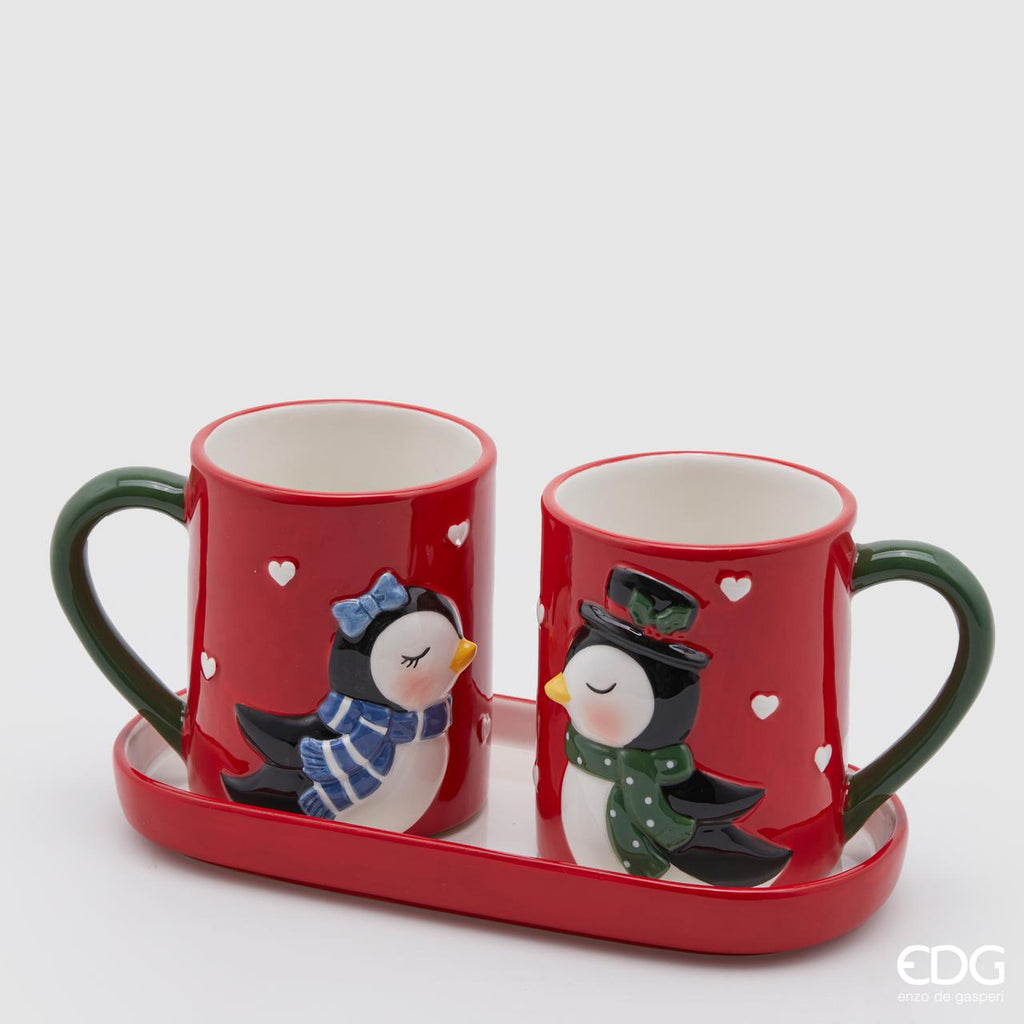 Sliner Set di 6 tazze di Babbo Natale in ceramica con testa di Babbo Natale, vintage, design a tema natalizio, per caffè, tè, cioccolata calda e regali di Natale, 11,9 x 8,9