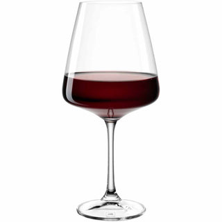 Leonardo Set 6 Calici Vino Rosso Paladino in Vetro 660 ml