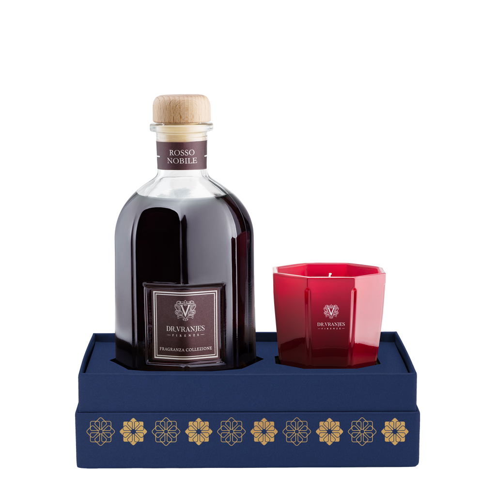 Dr Vranjes Gift Box Rosso Nobile 250 ml + Candela XS – Le Gioie