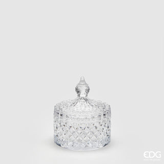 EDG Enzo De Gasperi Contenitore Diamond in Vetro H10 cm