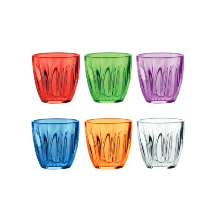 Villa D'Este Home Tivoli Castle Glazen Villa D'Este Home Tivoli Castle Set Van 6 Glazen – 275 Ml, Vaatwasserbestendig, In Lavendeltinten Glas Met Reliëf Oppervlak Design Villa D'Este Home Tivoli Castle Glazen Villa D'Este Home Tivoli Castle Set Van 6 Glazen – 275 Ml, Vaatwasserbestendig, In Lavendeltinten Glas Met Reliëf Oppervlak Design