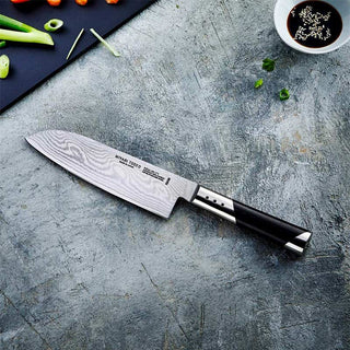 Miyabi coltello Santoku 7000D 64 strati acciaio inox lama 18 cm nero