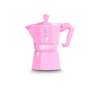 Bialetti Moka Exclusive 3 Tazze Rosa