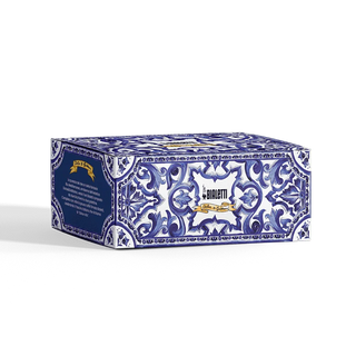 Bialetti Set 2 Bicchierini e 2 Palettine Blu Mediterraneo Dolce&Gabbana
