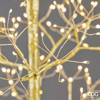 EDG Enzo De Gasperi Albero Led Faggio Slim 1080 led H180 cm Oro