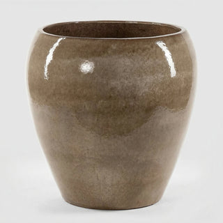 EDG Enzo De Gasperi Vaso Glaze Bombato H68 cm Sabbia