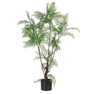 Andrea Bizzotto Artificial Fern Plant with Vase 75 Leaves H108 cm