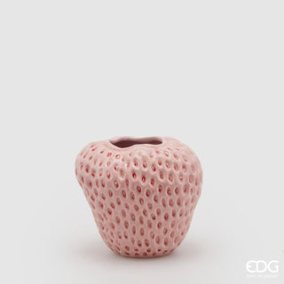 EDG Enzo De Gasperi Vaso Chakra Fragola H16 cm Rosa