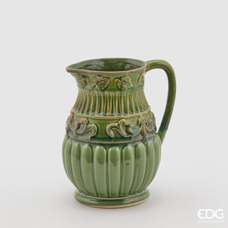 EDG Enzo de Gasperi Lemon Chakra vase with leaf H18 cm