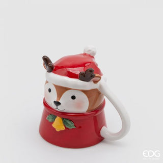 EDG Enzo De Gasperi Reindeer Christmas Mug H12 cm