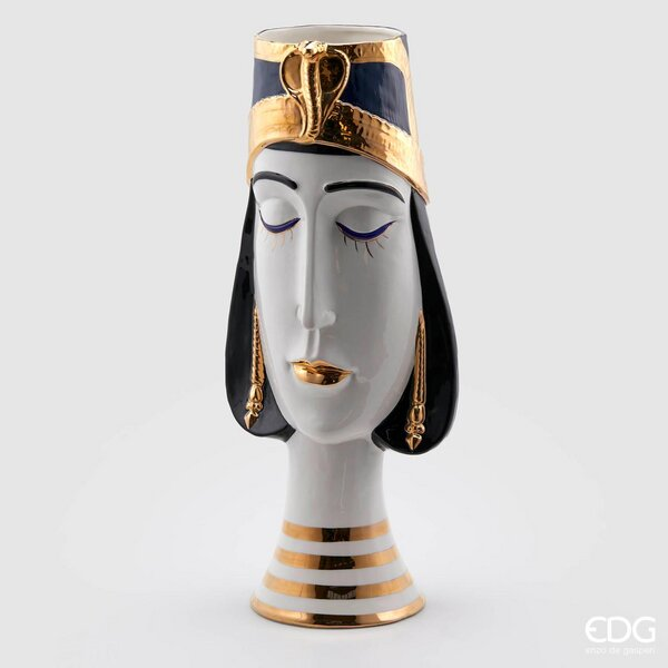 EDG Enzo De Gasperi Vaso Egypt Iside H61 D23 cm