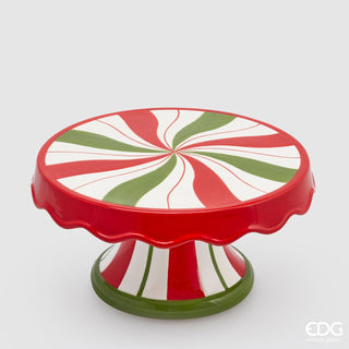 EDG Enzo De Gasperi Christmas Cake Stand Candy D26 H13 cm Multicolour