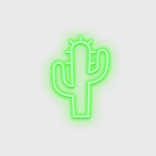 Candyshock Luce Neon Cactus 40 cm