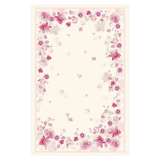 Blumarine Tablecloth Rose 170x270 cm in Pink Linen