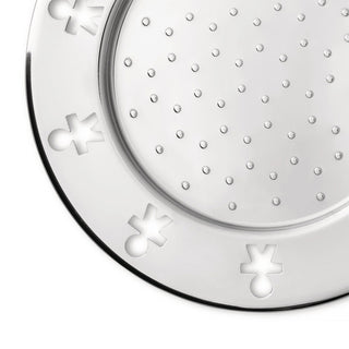 Alessi Set 4 Sottobicchieri Mini Girotondo in Acciaio Inossidabile