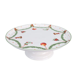 Villa Altachiara Joy Weihnachtstortenständer D30 cm aus Porzellan