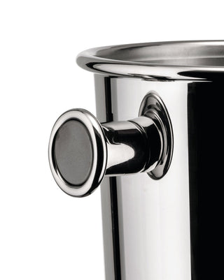 Alessi Ice Bucket Cooler with two handles in Stainless Steel H27 cm
