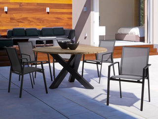 EDG Enzo de Gasperi Garden Set 5 Pieces Table with 4 Chairs