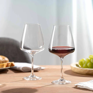 Leonardo Set 6 Calici Vino Rosso Paladino in Vetro 660 ml