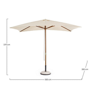 Andrea Bizzotto Outdoor umbrella Syros 2x3m Natural