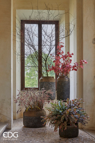 EDG Enzo De Gasperi Artificial Eucalyptus Bush H 50 cm