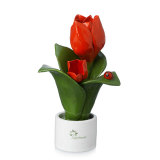 The Saplings Nature Plant Tulip 2 Flowers H16 cm