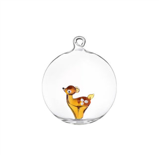Ichendorf Milano Woodland Tales Palla di Natale Cerbiatto in Vetro Borosilicato