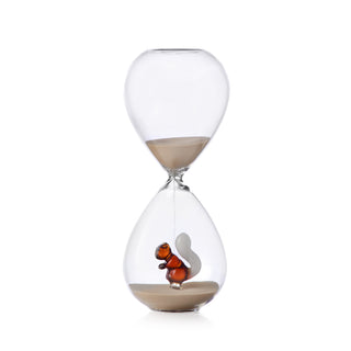 Ichendorf Milano Acorns Clessidra Scoiattolo in Vetro Borosilicato