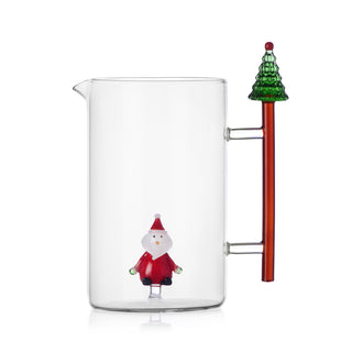 Ichendorf Milano Christmas Tales Brocca Babbo Natale in Vetro Borosilicato