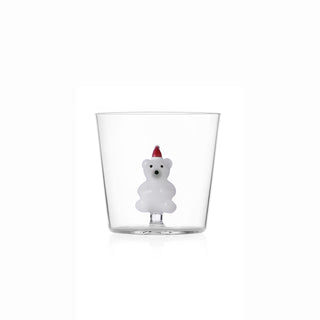 Ichendorf Milano Christmas Tales Set 2 Tumbler Orso in Vetro Borosilicato