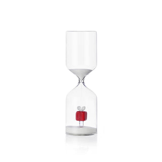 Ichendorf Milano Christmas Tales Clessidra Regalo Rosso in Vetro Borosilicato