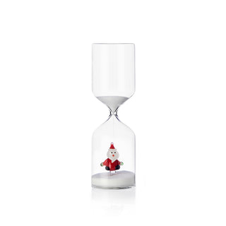 Ichendorf Milano Christmas Tales Clessidra Babbo Natale in Vetro Borosilicato