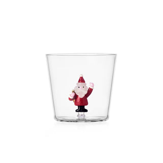 Ichendorf Milano Christmas Tales Tumbler Babbo Natale con Sacco in Vetro