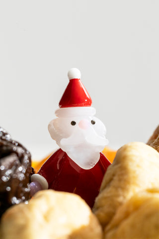 Ichendorf Milano Christmas Tales Glass Santa Claus Saucer