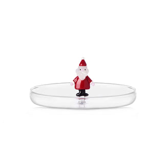 Ichendorf Milano Weihnachtsgeschichten Weihnachtsmann-Untertasse aus Glas