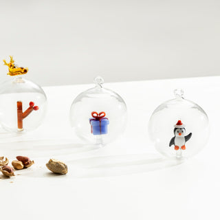 Ichendorf Milano Weihnachtsgeschichten Weihnachtskugel aus Glas, Weihnachtsmann