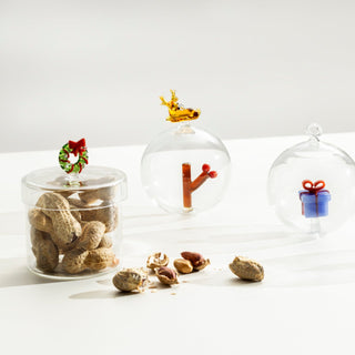 Ichendorf Milano Christmas Tales Contenitore Ghirlanda Natalizia in Vetro