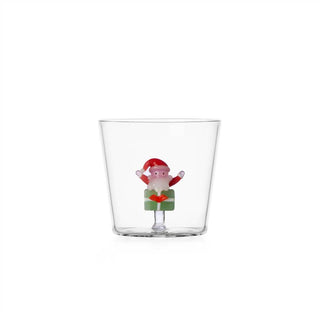 Ichendorf Milano Christmas Tales Tumbler Babbo Natale sul Regalo Verde