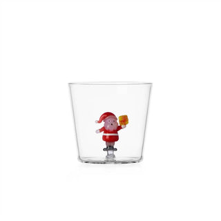 Ichendorf Milano Christmas Tales Tumbler Babbo Natale con Pacco Regalo Giallo