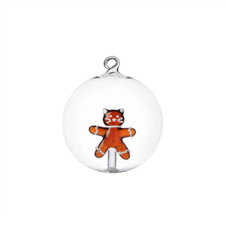 Ichendorf Milano Sweet&Candy Palla di Natale Gatto Pan di Zenzero