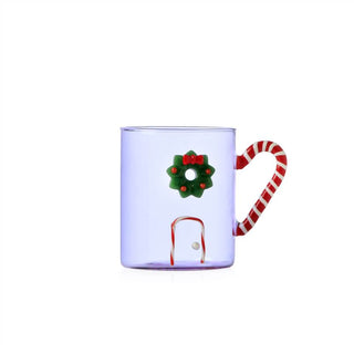 Ichendorf Milano Sweet&Candy Tazza Mug Lilla con Manico Bastoncino