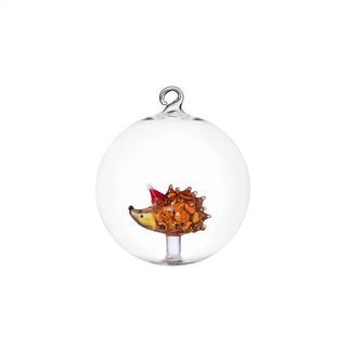 Ichendorf Milano Woodland Tales Palla di Natale Riccio con Cappello di Natale