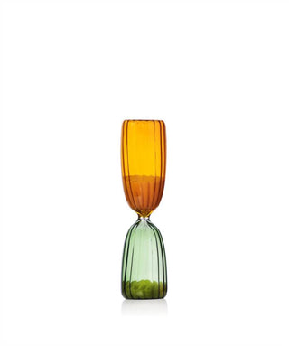 Ichendorf Milano Hourglass 5 Minutes Green and Amber Natural Sand