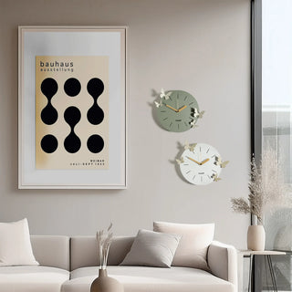 Arti & Mestieri Orologio Battito D'Ali D30 cm Gelso Glicine