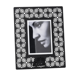 Arti & Mestieri Cornice Portafoto Ikat 25xH31 cm Nero