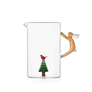 Ichendorf Milano Jug with Christmas Tree and Rabbit in Borosilicate Glass