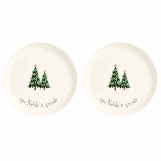 Simple Day Set 2 Piatti Piani Ogni Natale è Speciale 27 cm