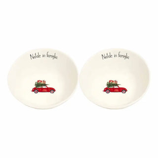 Simple Day Set 2 Piatti Fondi Natale in Famiglia 20 cm