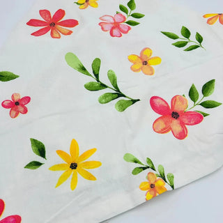 Brandani Tovaglia Micro Fiori 140x180 cm in Cotone