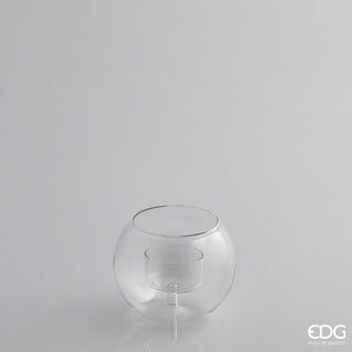 EDG Enzo De Gasperi Glass Sphere Candle Holder H8.5 cm
